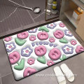 NEW 3D Bathroom Water Absorbent Rubber Door Mats